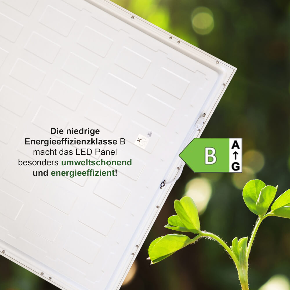 Hochwertiges LED Panel, Einlegeleuchte 62x62cm, 4000K (neutralweiß), 7000 Lumen, 45 Watt (inkl. Treiber)