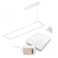 LED Pendelleuchte mit direktem und indirektem Lichtanteil + Kinetic Switch Funkschalter