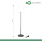 LED Stehleuchte-Gartenleuchte-IP65-Terassenleuchte