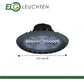LED Hallentiefstrahler Anthrazit 85-150W CRI>80 4000K max. 21070lm IP65 inkl. Treiber