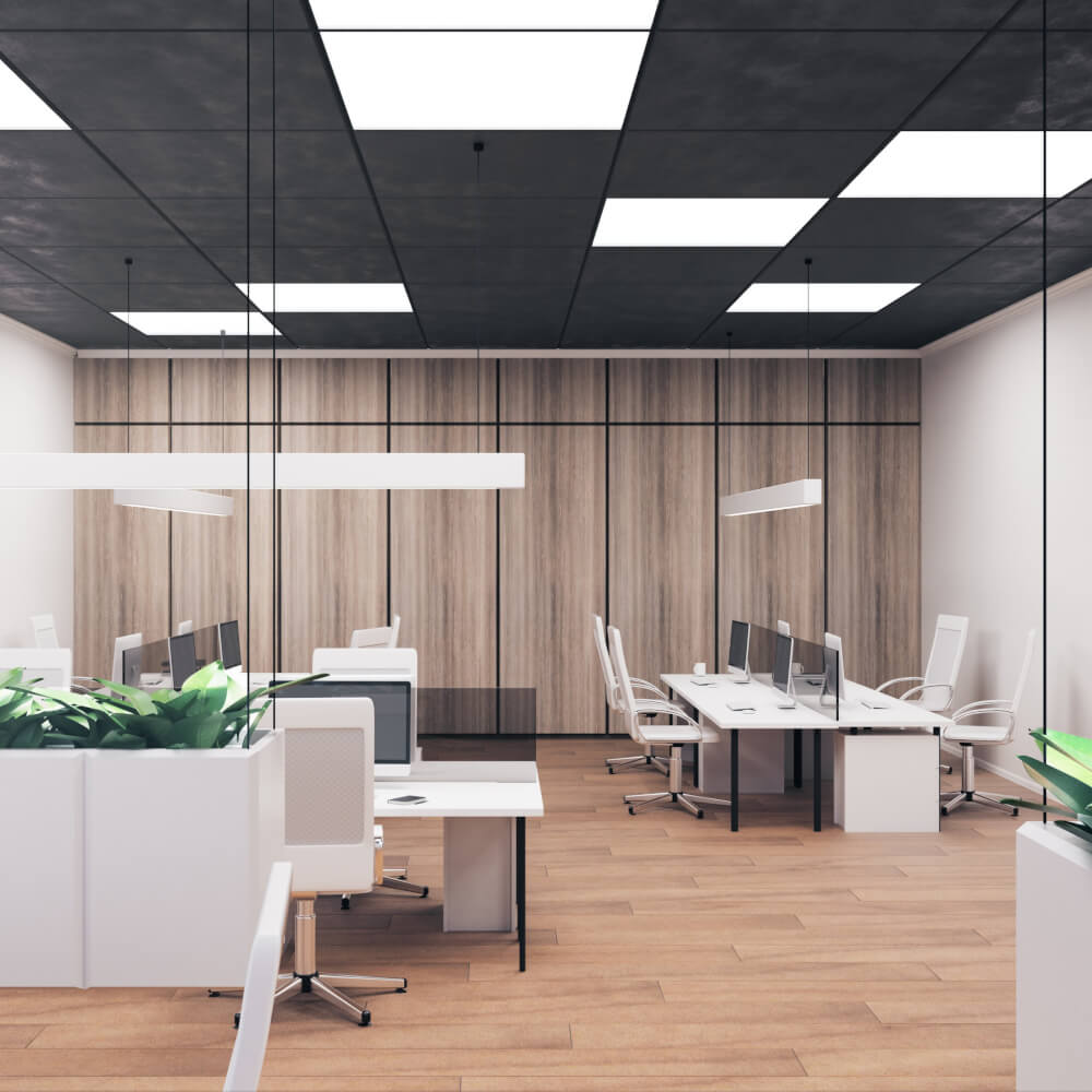 Hochwertiges LED Panel, Einlegeleuchte 62x62cm, 4000K (neutralweiß), 7000 Lumen, 45 Watt (inkl. Treiber)
